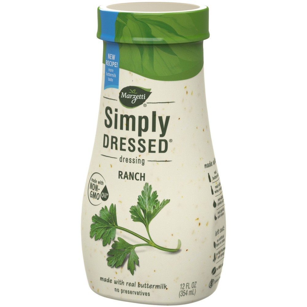 slide 3 of 3, Marzetti Simply Dressed All Natural Ranch Dressing, 12 oz