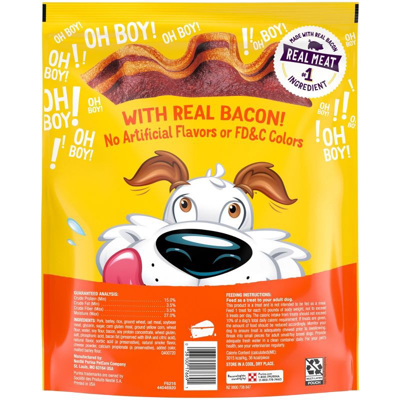 slide 2 of 8, Purina Beggin' Strips Bacon, Pork and Cheese Flavor Training Dog Treats - 40oz, 40 oz