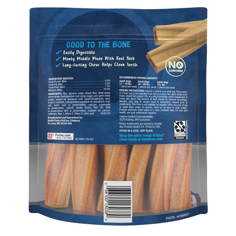 slide 2 of 11, Purina Busy Bone Chewy Pork Flavor Dog Treats - 21oz/6ct, 21 oz, 6 ct