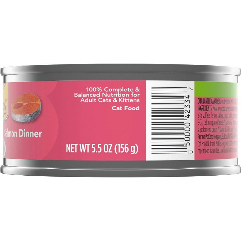 slide 5 of 5, Purina Friskies Paté with Fish Flavor Wet Cat Food Salmon Dinner - 5.5oz, 5.5 oz