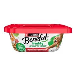 Purina Beneful Prepared Meals Simmered Recipes Wet Dog Food Simmered Beef Entrée - 10oz