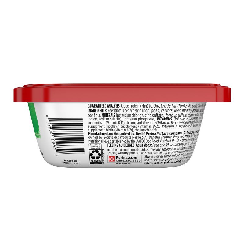 slide 2 of 13, Purina Beneful Prepared Meals Stew Recipes Wet Dog Food Beef Stew - 10oz, 10 oz
