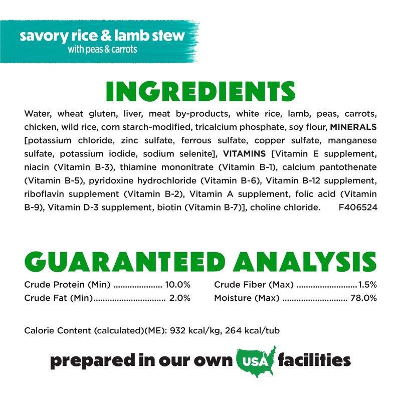 slide 7 of 13, Purina Beneful Prepared Meals Stew Recipes Wet Dog Food Lamb Stew - 10oz, 10 oz