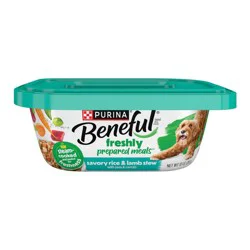 Purina Beneful Prepared Meals Stew Recipes Wet Dog Food Lamb Stew - 10oz