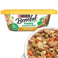 Purina Beneful Prepared Meals Stew Recipes Wet Dog Food Chicken Stew - 10oz