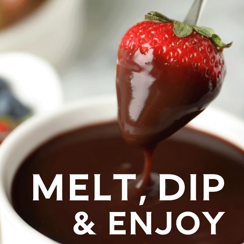 slide 4 of 6, GHIRARDELLI Dark Chocolate Flavored Melting Wafers - 10oz, 10 oz