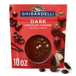 GHIRARDELLI Dark Chocolate Flavored Melting Wafers - 10oz
