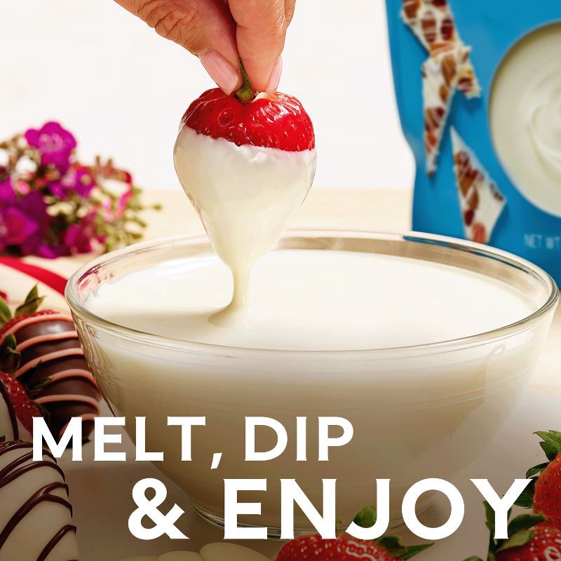 slide 4 of 6, GHIRARDELLI White Vanilla Flavored Melting Wafers - 10oz, 10 oz