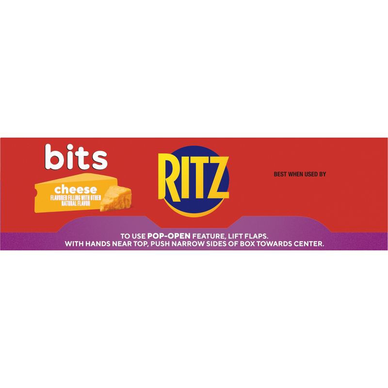 slide 15 of 20, RITZ Bits Cheese Sandwich Crackers Lunch Snacks - 8.8oz, 8.8 oz