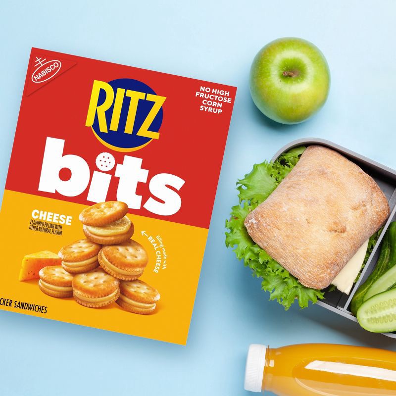 slide 4 of 20, RITZ Bits Cheese Sandwich Crackers Lunch Snacks - 8.8oz, 8.8 oz