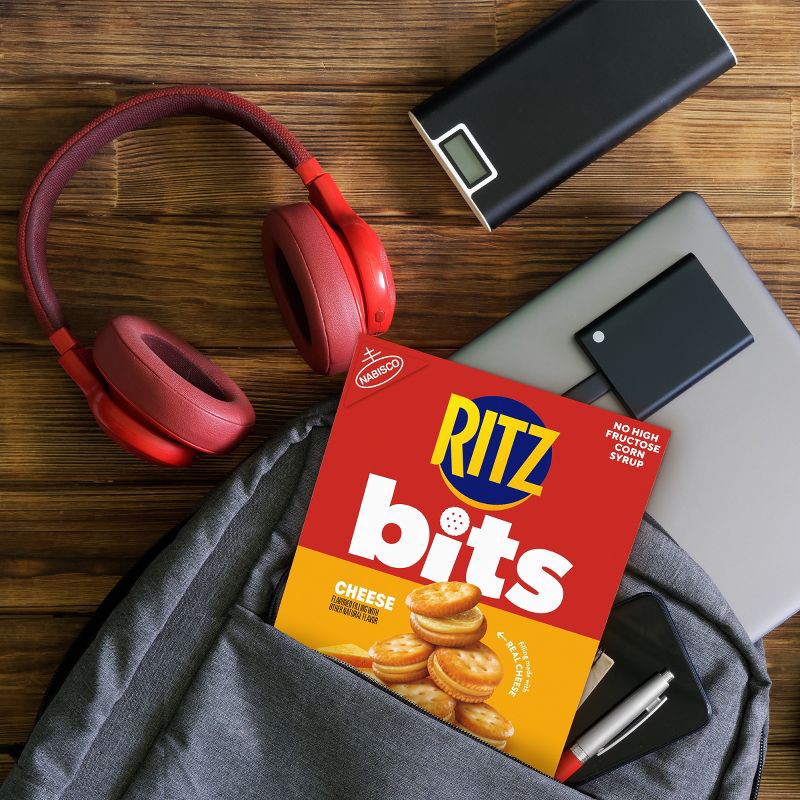 slide 5 of 20, RITZ Bits Cheese Sandwich Crackers Lunch Snacks - 8.8oz, 8.8 oz