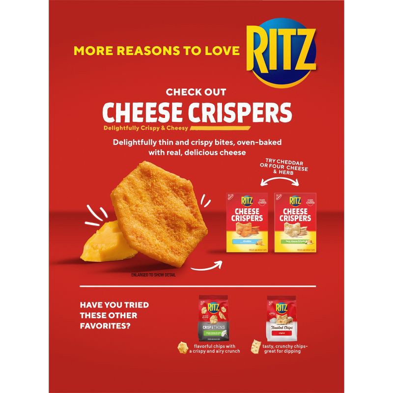 slide 6 of 20, RITZ Bits Cheese Sandwich Crackers Lunch Snacks - 8.8oz, 8.8 oz