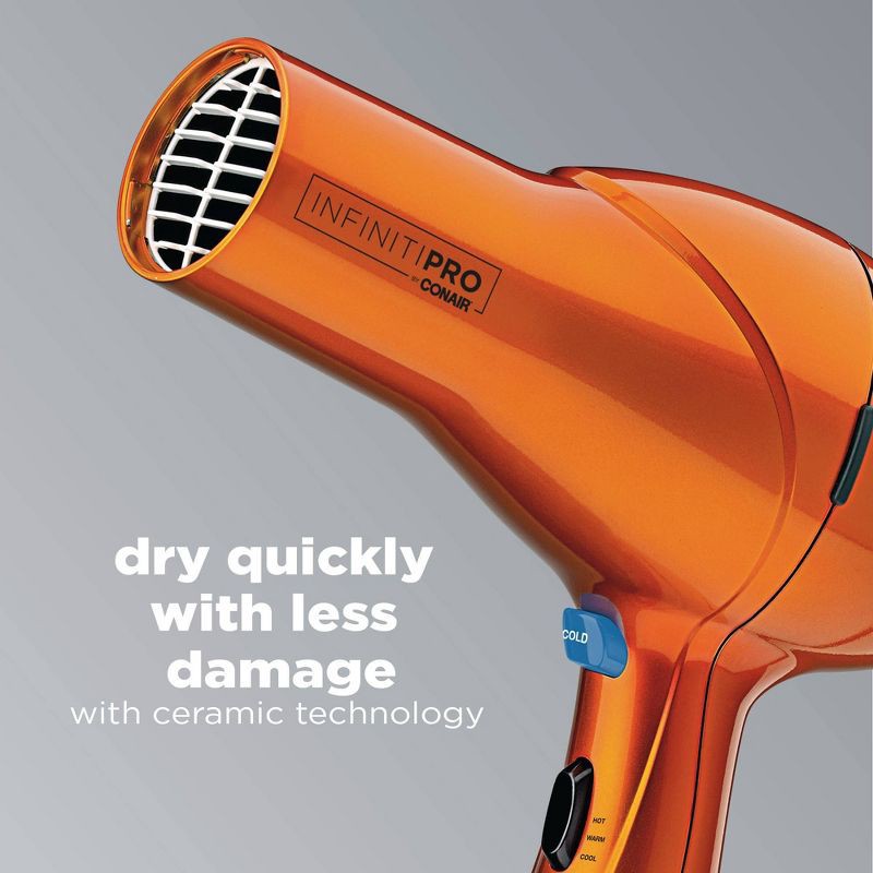 slide 4 of 14, Conair AC Motor Hair Dryer - Orange, 1 ct