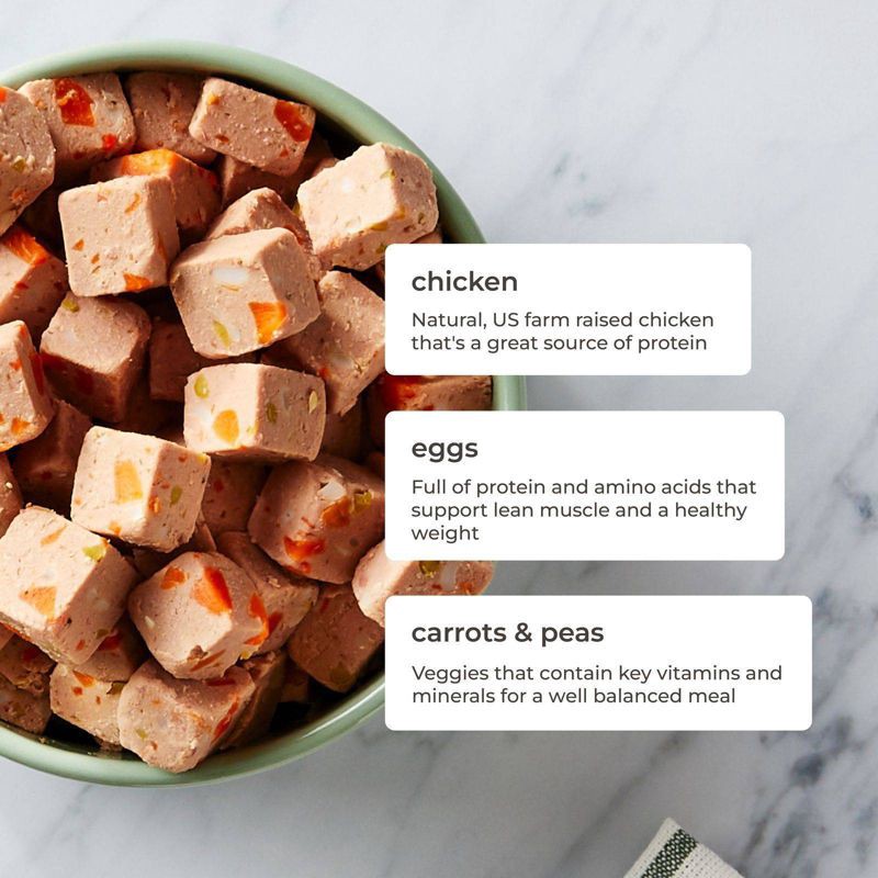 slide 3 of 7, Freshpet Select Roll Tender Chicken and Vegetable Recipe Refrigerated Wet Dog Food - 1lbs, 1 lb