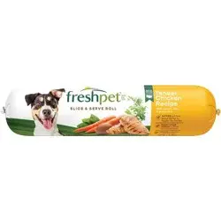 Freshpet Select Roll Tender Chicken and Vegetable Recipe Refrigerated Wet Dog Food - 1lbs