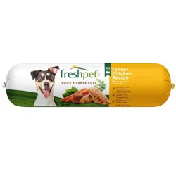 Freshpet Select Roll Tender Chicken and Vegetable Recipe Refrigerated Wet Dog Food - 6lbs: All Meat as the First Ingredient, No Animal By-Products
