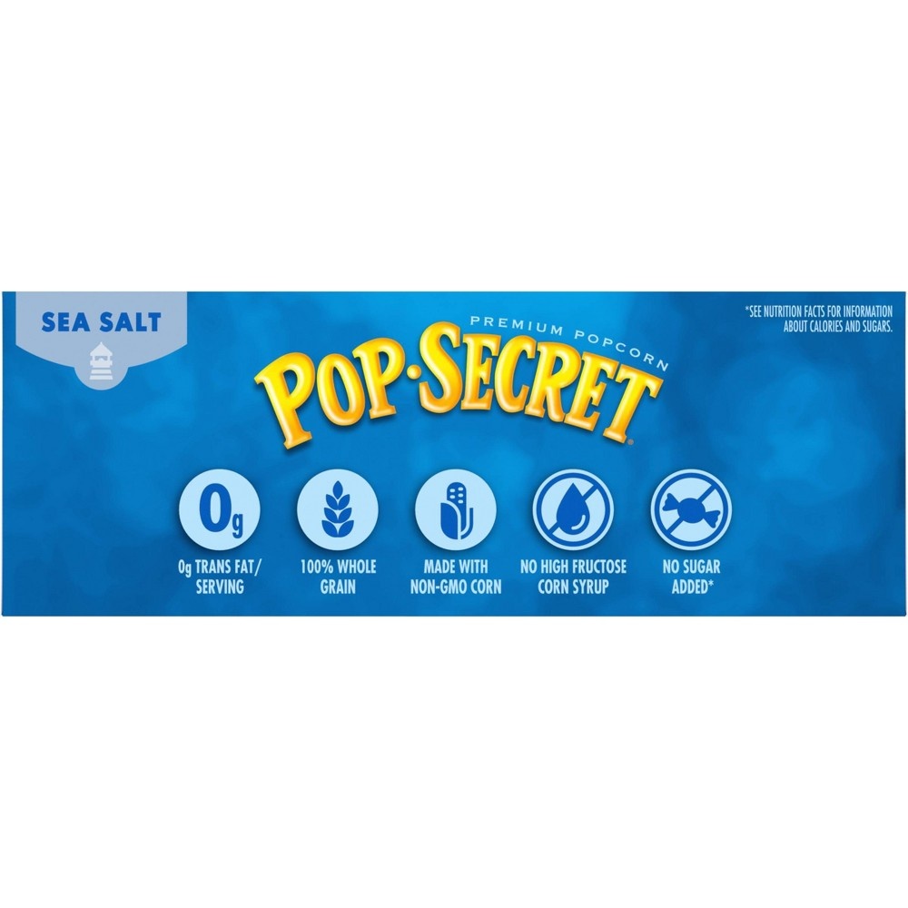 slide 6 of 6, Pop Secret Sea Salt Microwavable Popcorn, 6 ct; 3.2 oz