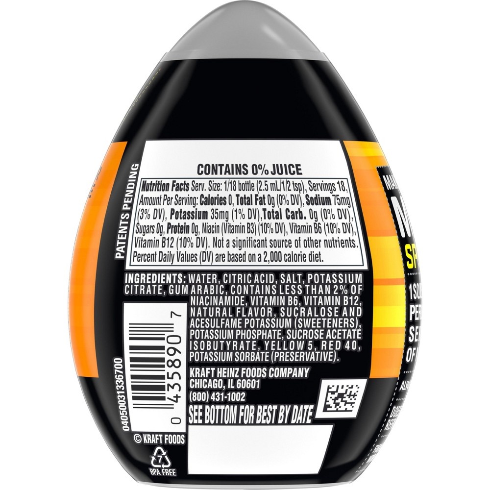 slide 4 of 5, MiO Fit Liquid Water Enhancer Orange, 1.62 fl oz