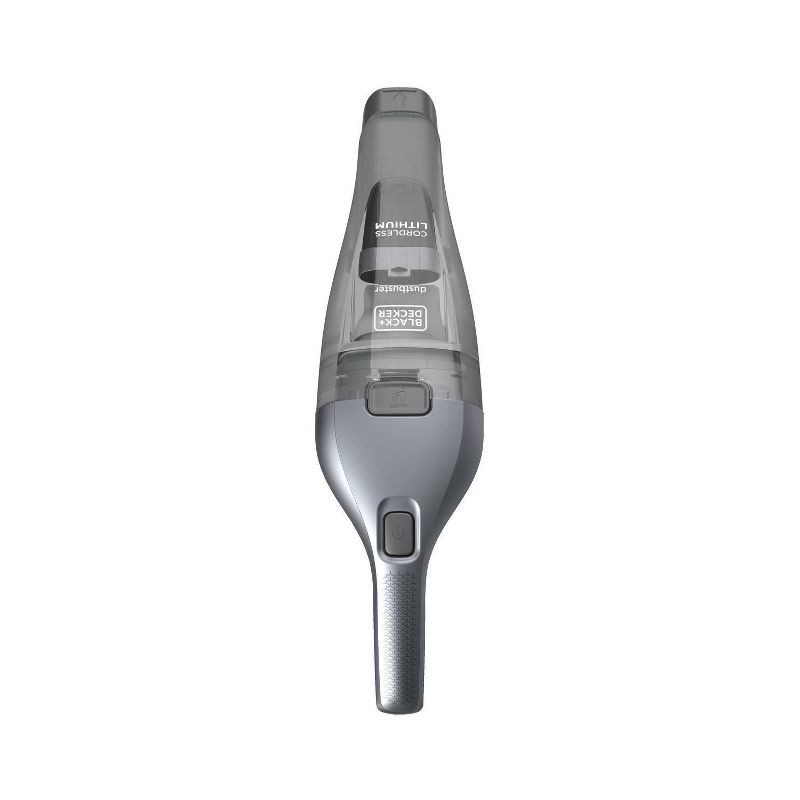 slide 3 of 14, BLACK+DECKER Compact Lithium Handheld Vacuum - Gray HNVC220BCZ01: Cordless Dustbuster, Portable Car Vacuum, Rechargeable, 1 ct