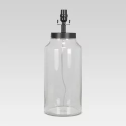 Casual Fillable Large Lamp Base Clear Includes Energy Efficient Light Bulb - Threshold