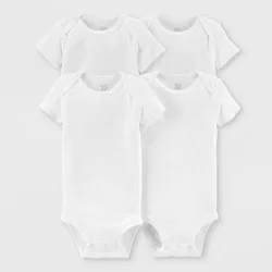 Carter's Just One You® Baby 4pk Gallery Short Sleeve Bodysuit - White Newborn