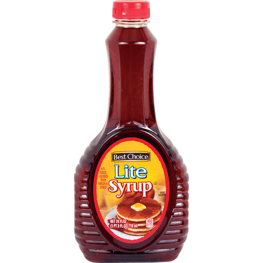 slide 1 of 1, Best Choice Lite Pancake Syrup, 24 oz