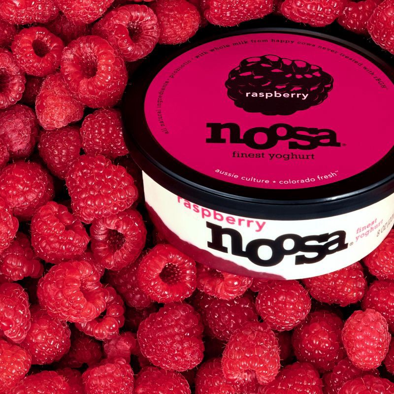 slide 2 of 6, noosa Raspberry Yogurt - 11g Protein 8oz, 11 gram, 8 oz