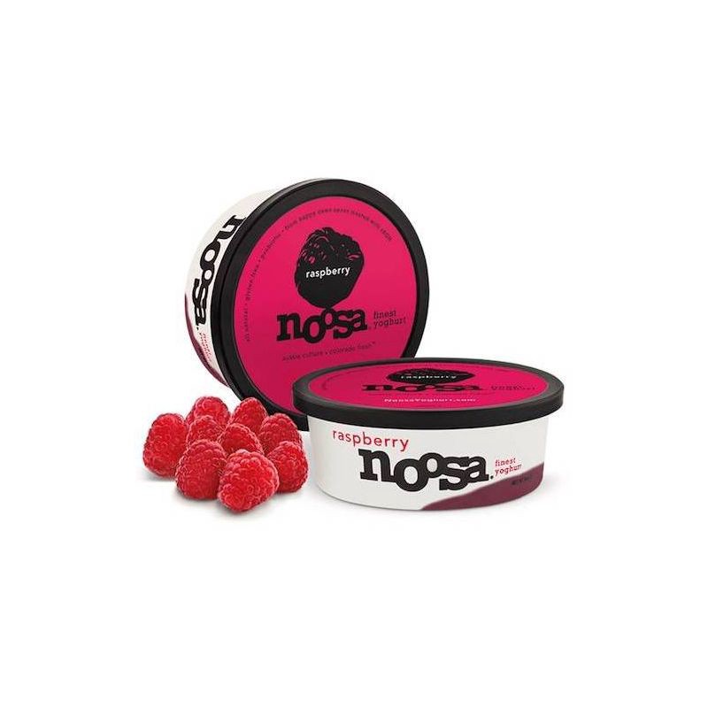 slide 3 of 4, Noosa Raspberry Probiotic Whole Milk Yoghurt - 8oz, 8 oz