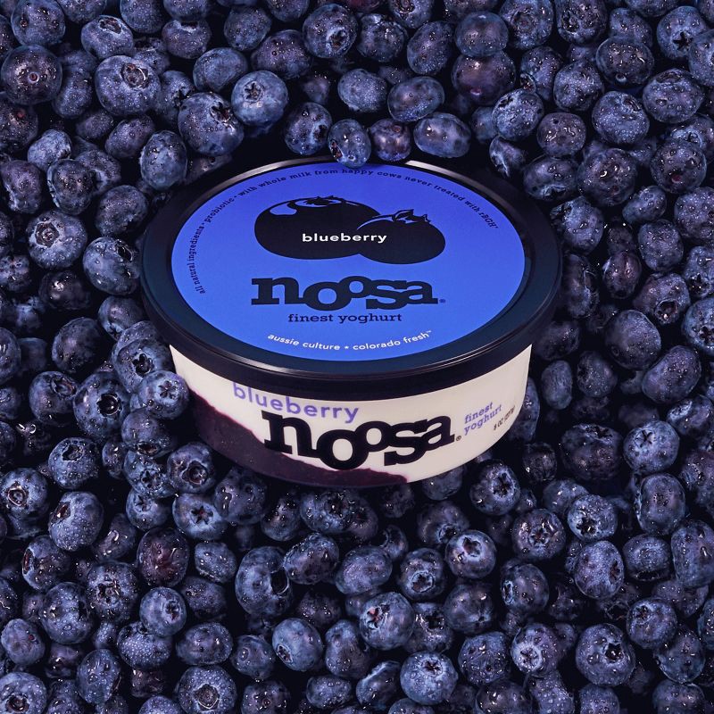 slide 2 of 5, noosa Blueberry Aussie Style Yogurt - 11g Protein 8oz, 11 gram, 8 oz