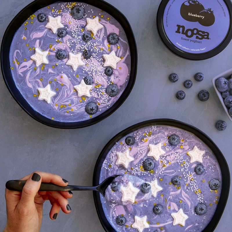 slide 3 of 5, noosa Blueberry Aussie Style Yogurt - 11g Protein 8oz, 11 gram, 8 oz