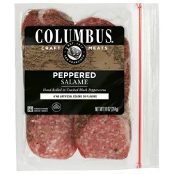 Columbus Peppered Salame Deli Meats - 10oz