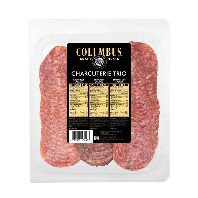 slide 7 of 8, Columbus Salame Sampler Deli Meats - 12oz, 12 oz