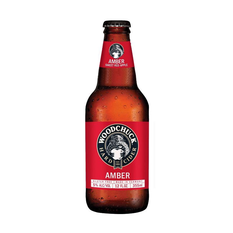 slide 2 of 3, Woodchuck Amber Hard Cider - 6pk/12 fl oz Bottles, 6 ct; 12 fl oz