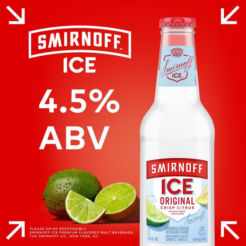 slide 2 of 10, Smirnoff Ice Original - 6pk/11.2 fl oz Bottles, 6 ct; 11.2 fl oz