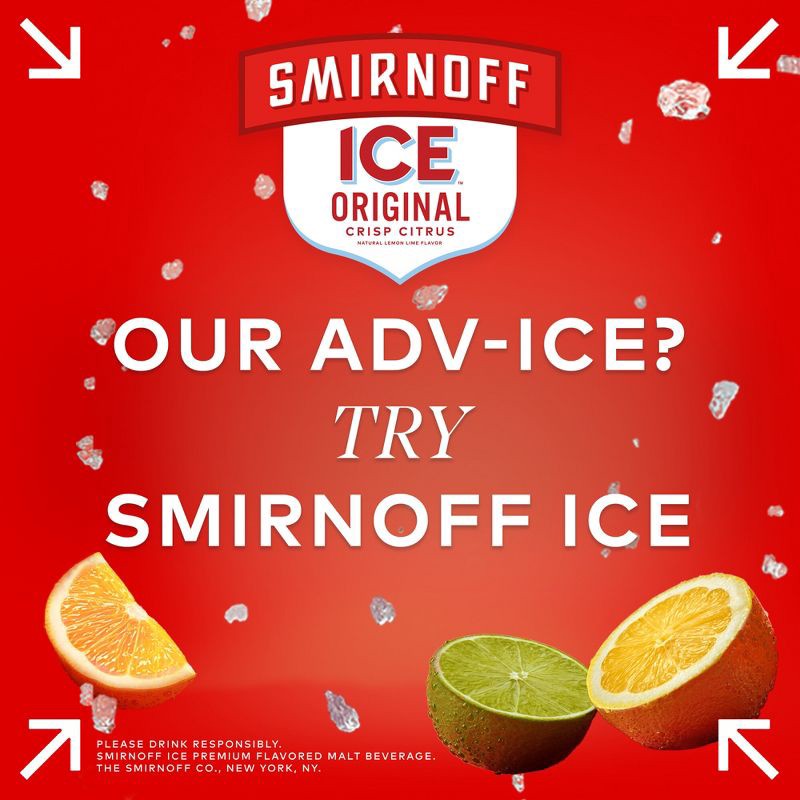 slide 8 of 10, Smirnoff Ice Original - 6pk/11.2 fl oz Bottles, 6 ct; 11.2 fl oz