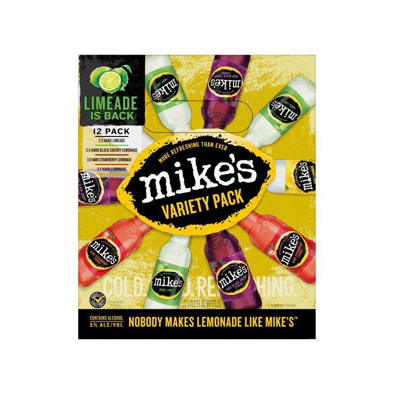 slide 18 of 21, Mike's Hard Lemonade Variety Party Pack - 12pk/12 fl oz Bottles, 12 ct; 12 fl oz
