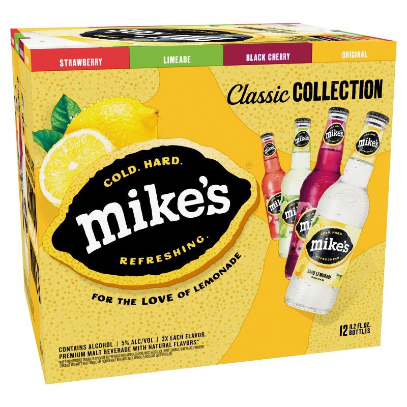 slide 9 of 21, Mike's Hard Lemonade Variety Party Pack - 12pk/12 fl oz Bottles, 12 ct; 12 fl oz