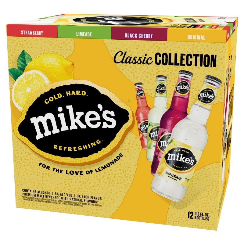 slide 10 of 21, Mike's Hard Lemonade Variety Party Pack - 12pk/12 fl oz Bottles, 12 ct; 12 fl oz