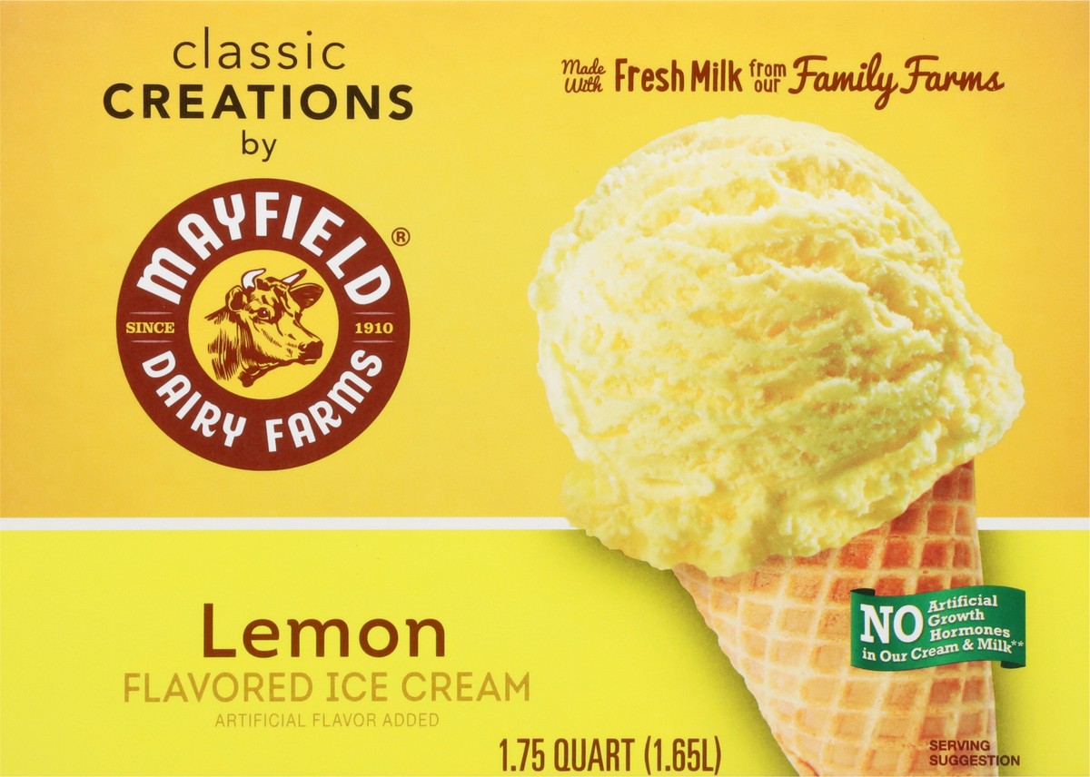 slide 7 of 9, Mayfield Creamery Lemon Frozen Custard 1.75 qt, 1.75 qt