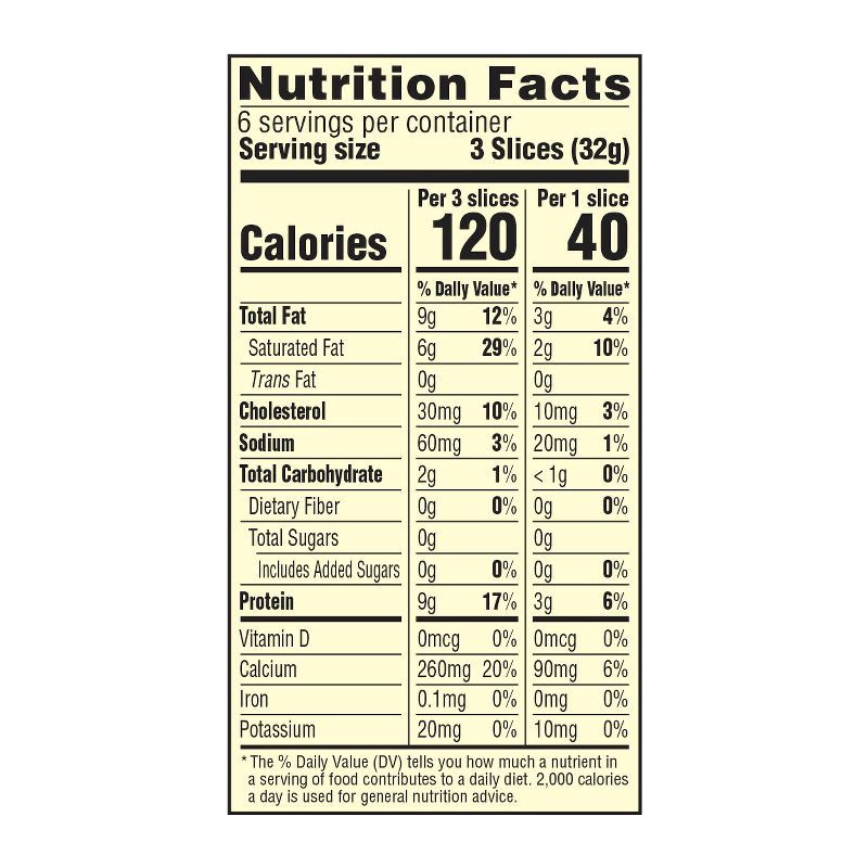 slide 6 of 8, Sargento Ultra Thin Natural Swiss Cheese Slices - 6.84oz/18 slices, 6.84 oz