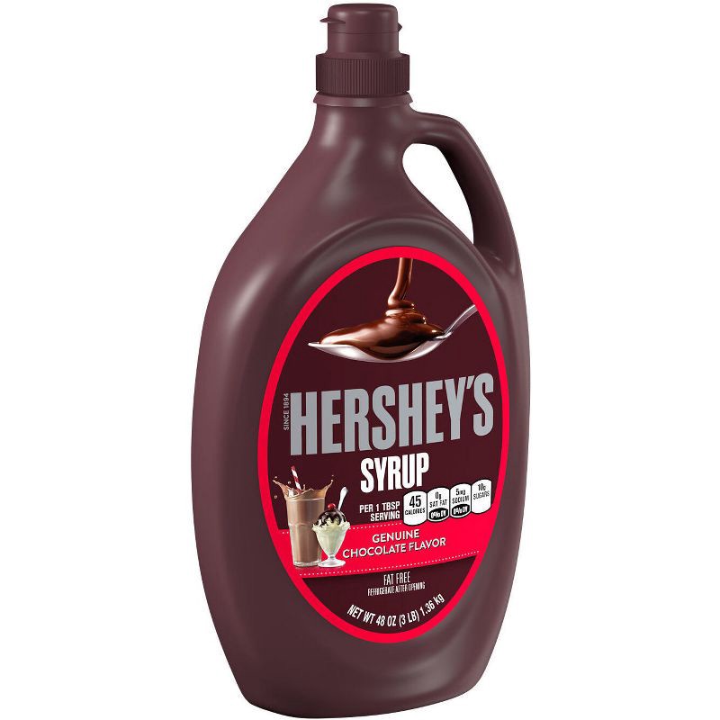 slide 2 of 7, Hershey's Genuine Chocolate Syrup - 48oz, 48 oz