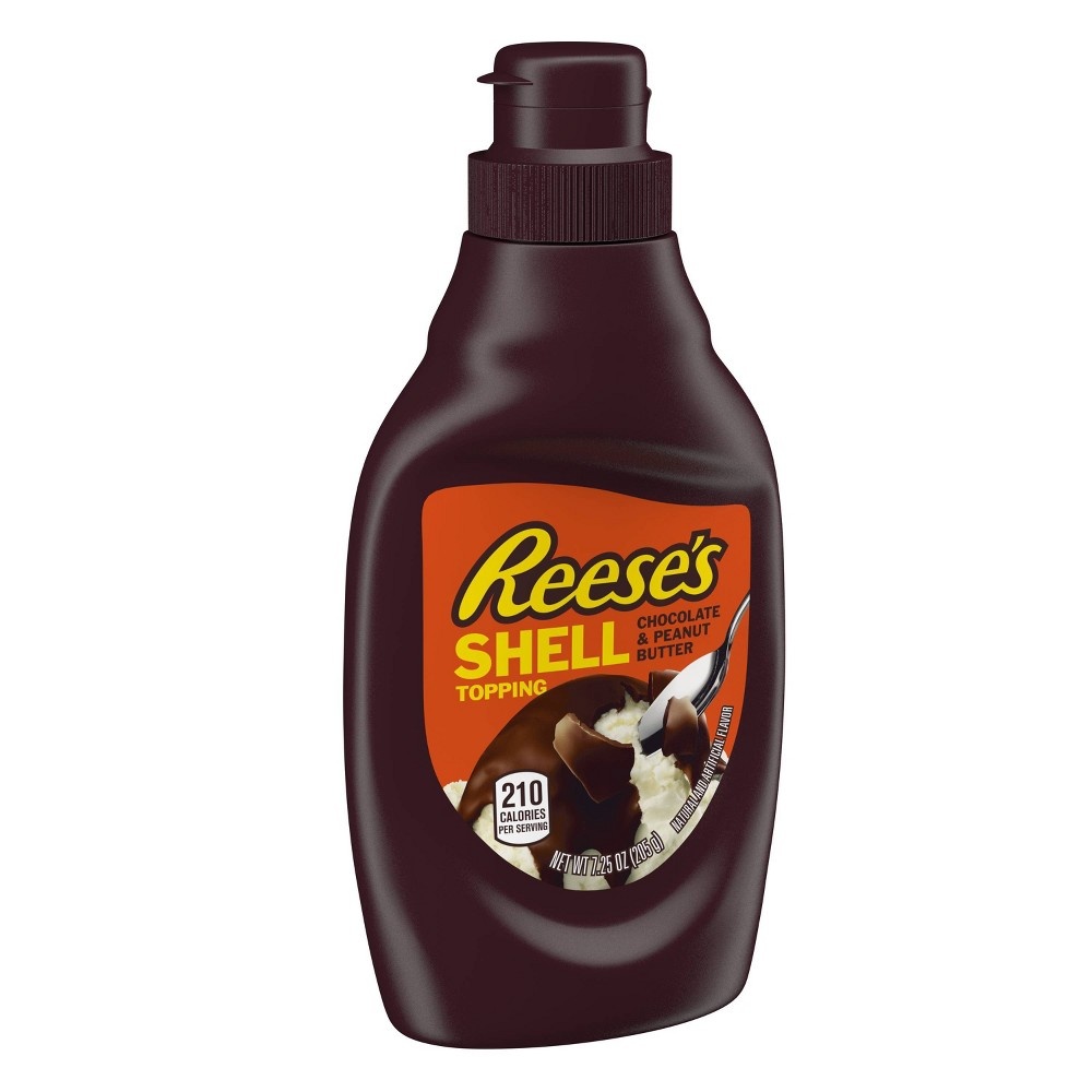 slide 3 of 3, Reese's Shell Chocolate & Peanut Butter Topping, 7.25 oz