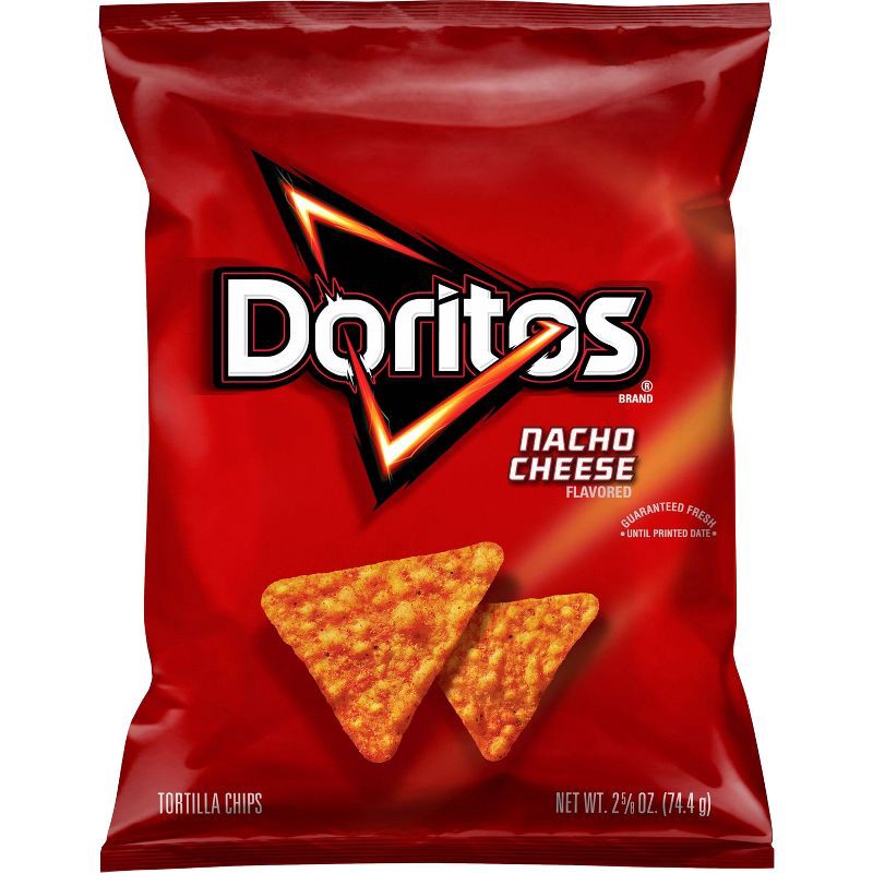 slide 1 of 8, Doritos Nacho Cheese Tortilla Chips - 2.625oz, 2.625 oz