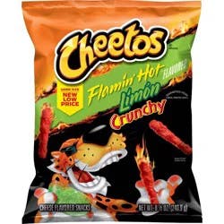 Cheetos Crunchy Flamin' Hot Limón Cheese Flavored Snacks - 8.5oz