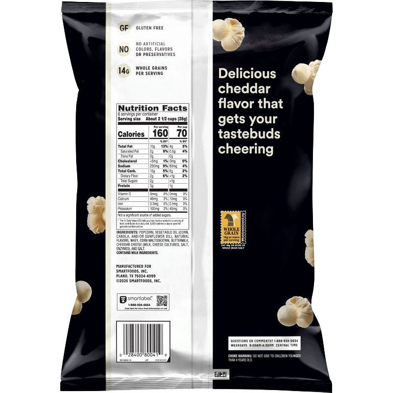 slide 2 of 10, Smartfood White Cheddar Popcorn - 6oz, 6 oz