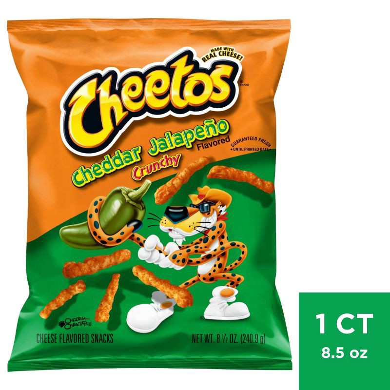 slide 1 of 3, Cheetos Jalapeno Cheddar Snacks - 8.5oz, 8.5 oz