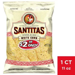 Santitas White Corn Tortilla Chips - 11oz