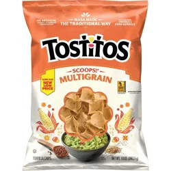 Tostitos Multigrain Scoops! Tortilla Chips-10oz