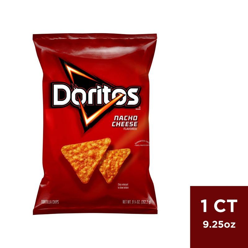 slide 1 of 5, Doritos Nacho Cheese Tortilla Chips - 9.25oz, 9.25 oz