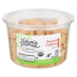 Nature's Promise Organic Cashews Roasted Salted